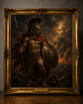 Ares War Beneath the Golden Frame