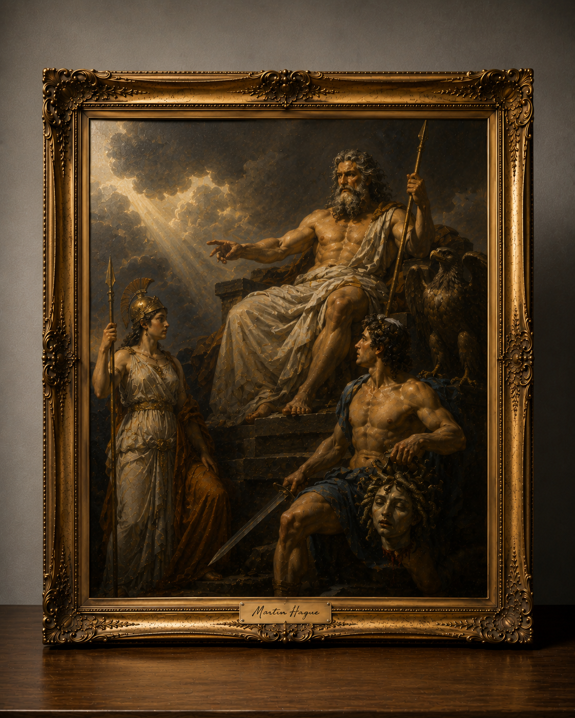 Gilded Frame of Mythic Judgment