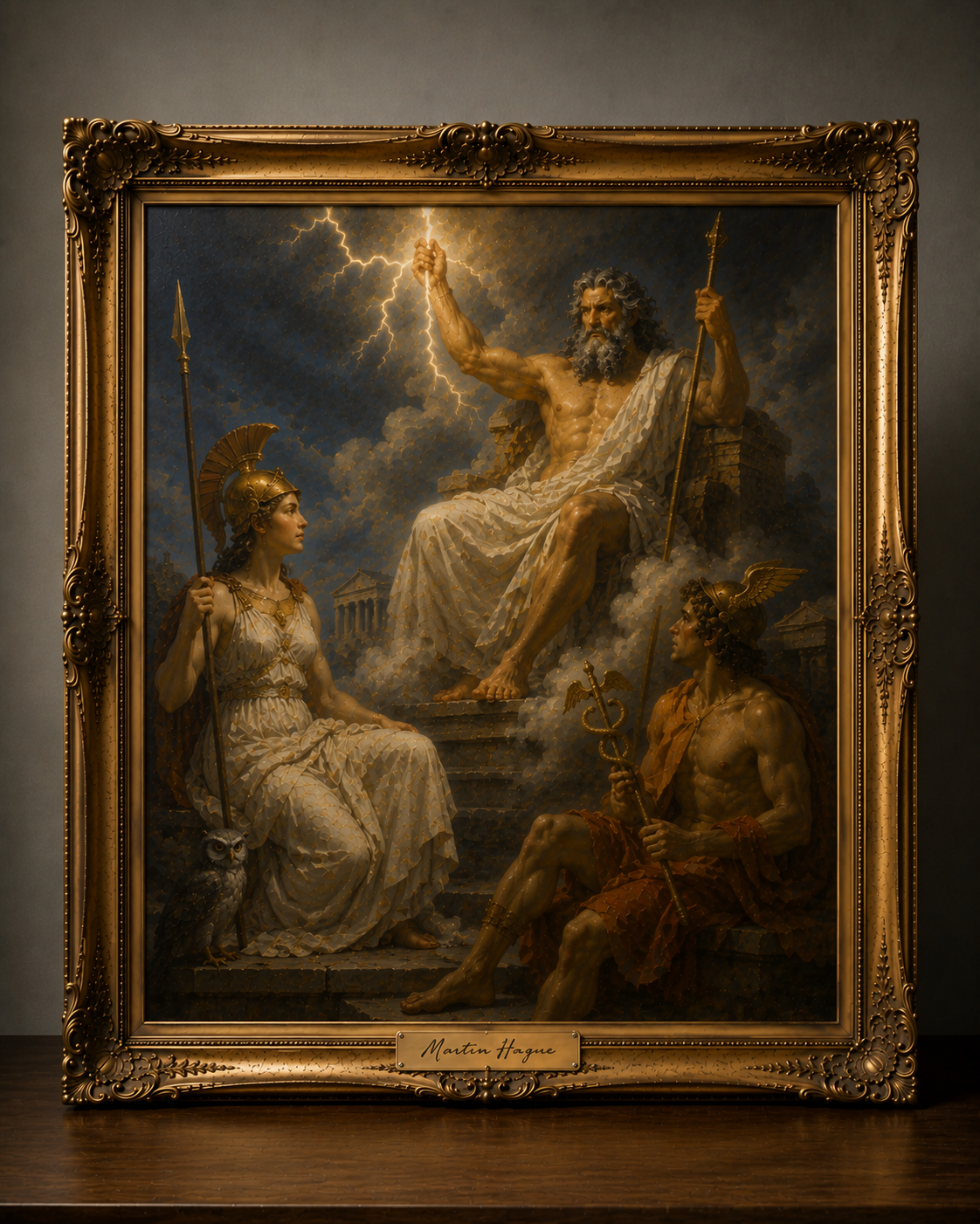 Olympian Masters in Gold Frame 2