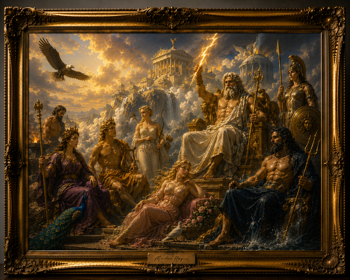 Olympus Assembly in Golden Splendor